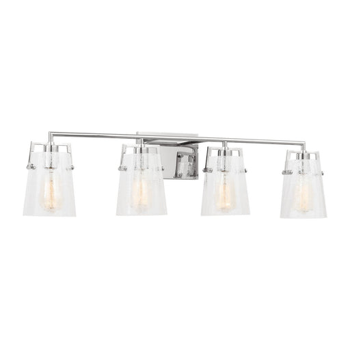 Myhouse Lighting Visual Comfort Studio - DJV1034CHCKG - Four Light Vanity - Crofton - Chrome