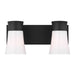 Myhouse Lighting Visual Comfort Studio - DJV1082MBK - Two Light Vanity - Roy - Midnight Black