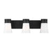 Myhouse Lighting Visual Comfort Studio - DJV1083MBK - Three Light Vanity - Roy - Midnight Black