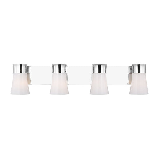 Myhouse Lighting Visual Comfort Studio - DJV1084CH - Four Light Vanity - Roy - Chrome