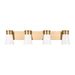 Myhouse Lighting Visual Comfort Studio - DJV1084SB - Four Light Vanity - Roy - Satin Brass