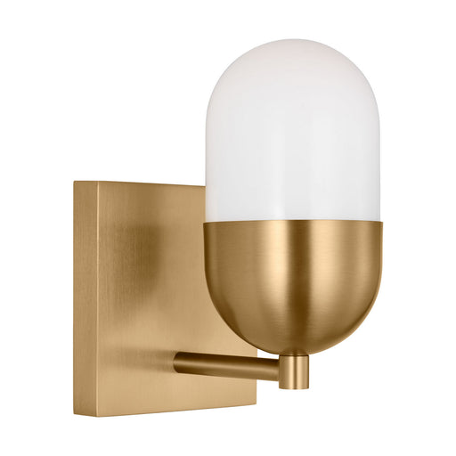 Myhouse Lighting Visual Comfort Studio - DJV1091SB - One Light Vanity - Foster - Satin Brass