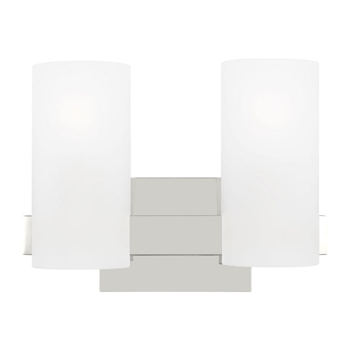 Myhouse Lighting Visual Comfort Studio - DJV1102CH - Two Light Vanity - Rhode - Chrome