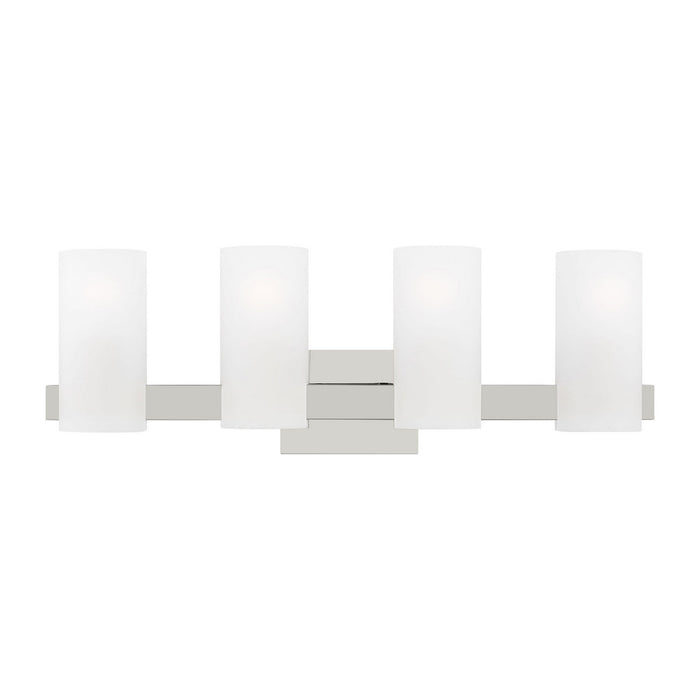 Myhouse Lighting Visual Comfort Studio - DJV1104CH - Four Light Vanity - Rhode - Chrome