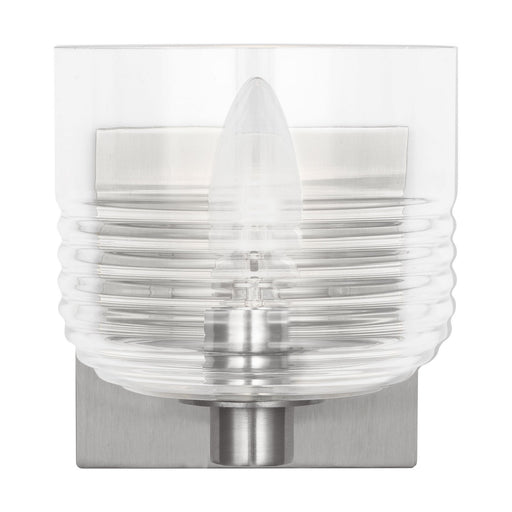 Myhouse Lighting Visual Comfort Studio - DJV1111BS - One Light Wall Sconce - Lochdale - Brushed Nickel