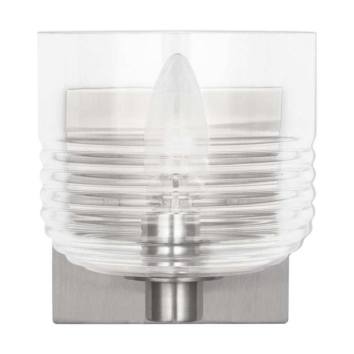 Myhouse Lighting Visual Comfort Studio - DJV1111BS - One Light Wall Sconce - Lochdale - Brushed Nickel