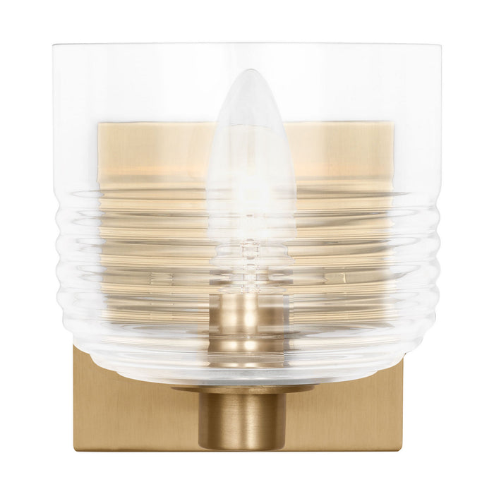 Myhouse Lighting Visual Comfort Studio - DJV1111SB - One Light Wall Sconce - Lochdale - Satin Brass