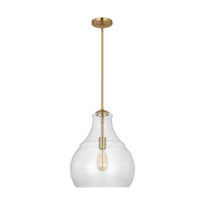 Myhouse Lighting Visual Comfort Studio - P1483SB - One Light Pendant - Zola - Satin Brass