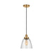 Myhouse Lighting Visual Comfort Studio - P1349SB - One Light Pendant - Baskin - Satin Brass