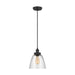 Myhouse Lighting Visual Comfort Studio - P1349MBK - One Light Pendant - Baskin - Midnight Black