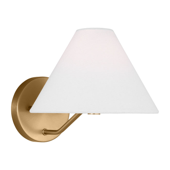 Myhouse Lighting Visual Comfort Studio - DJW1001SB - One Light Bath Vanity - Burke - Satin Brass