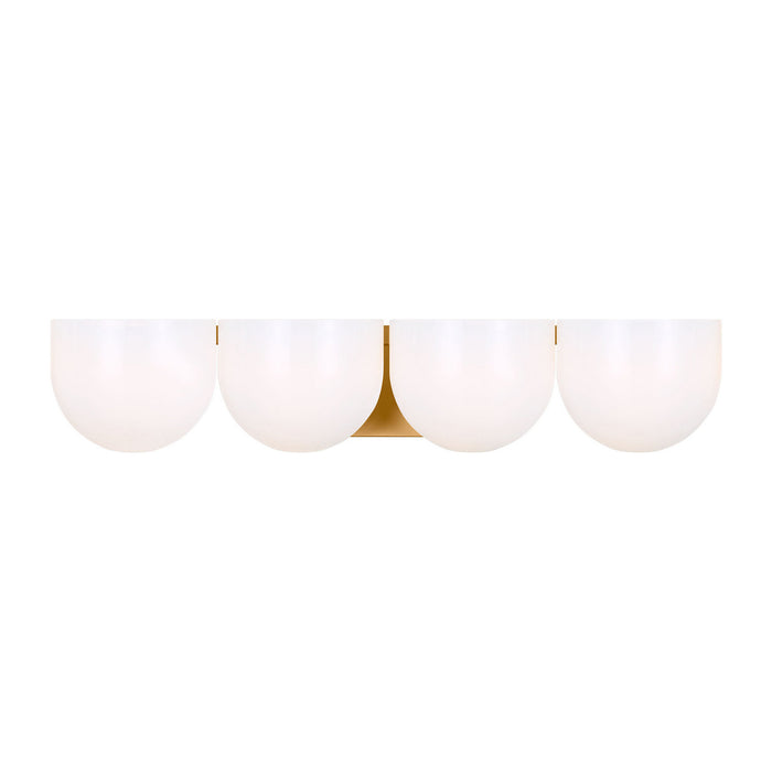 Myhouse Lighting Visual Comfort Studio - LXV1004BBS - Four Light Vanity - Cheverny - Burnished Brass