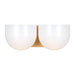Myhouse Lighting Visual Comfort Studio - LXV1002BBS - Two Light Vanity - Cheverny - Burnished Brass