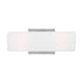 Myhouse Lighting Visual Comfort Studio - DJW1022BS - Two Light Wall Sconce - Capalino - Brushed Steel