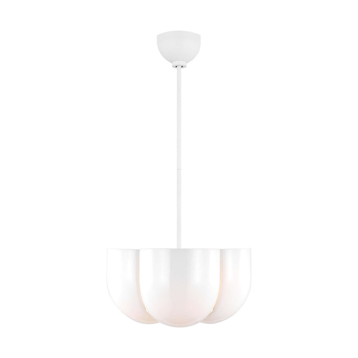 Myhouse Lighting Visual Comfort Studio - LXP1044MWT - Four Light Pendant - Cheverny - Matte White