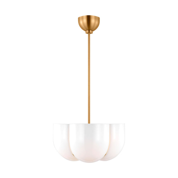 Myhouse Lighting Visual Comfort Studio - LXP1044BBS - Four Light Pendant - Cheverny - Burnished Brass