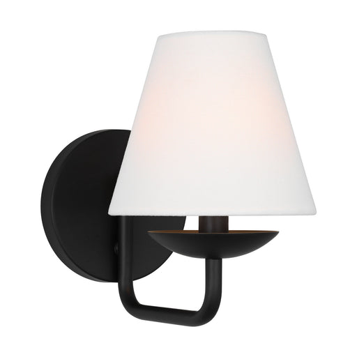 Myhouse Lighting Visual Comfort Studio - DJW1071MBK - One Light Wall Sconce - Albion - Midnight Black