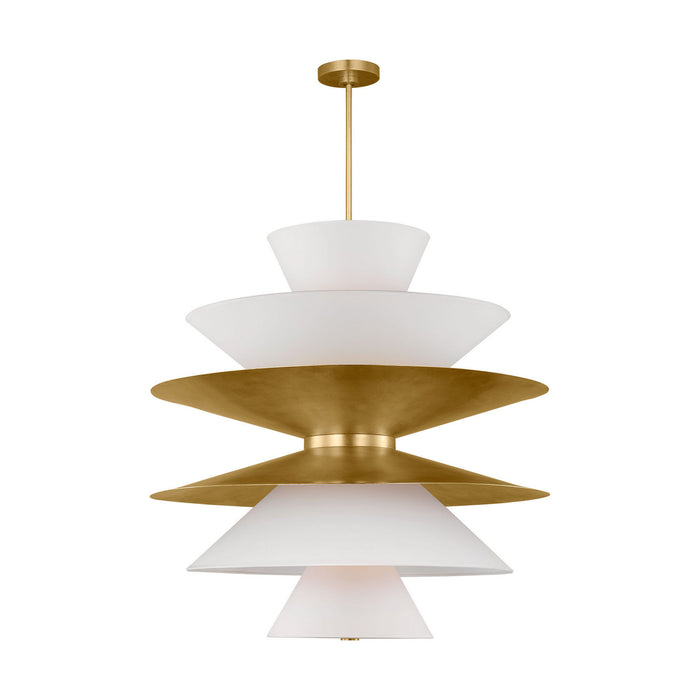 Myhouse Lighting Visual Comfort Studio - LXP10316GD - 16 Light Pendant - Chambord - Gild