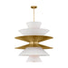 Myhouse Lighting Visual Comfort Studio - LXP10316GD - 16 Light Pendant - Chambord - Gild