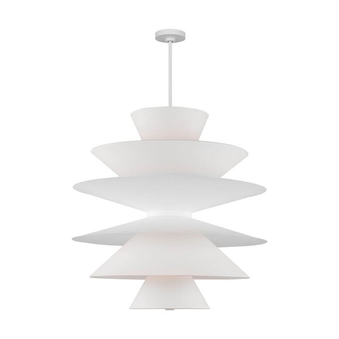 Myhouse Lighting Visual Comfort Studio - LXP10316CPST - 16 Light Pendant - Chambord - Cast Plaster