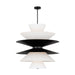 Myhouse Lighting Visual Comfort Studio - LXP10316AI - 16 Light Pendant - Chambord - Aged Iron