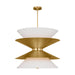 Myhouse Lighting Visual Comfort Studio - LXP10212GD - 12 Light Pendant - Chambord - Gild