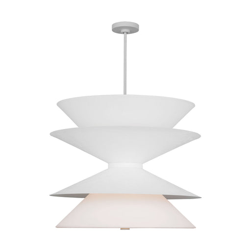 Myhouse Lighting Visual Comfort Studio - LXP10212CPST - 12 Light Pendant - Chambord - Cast Plaster