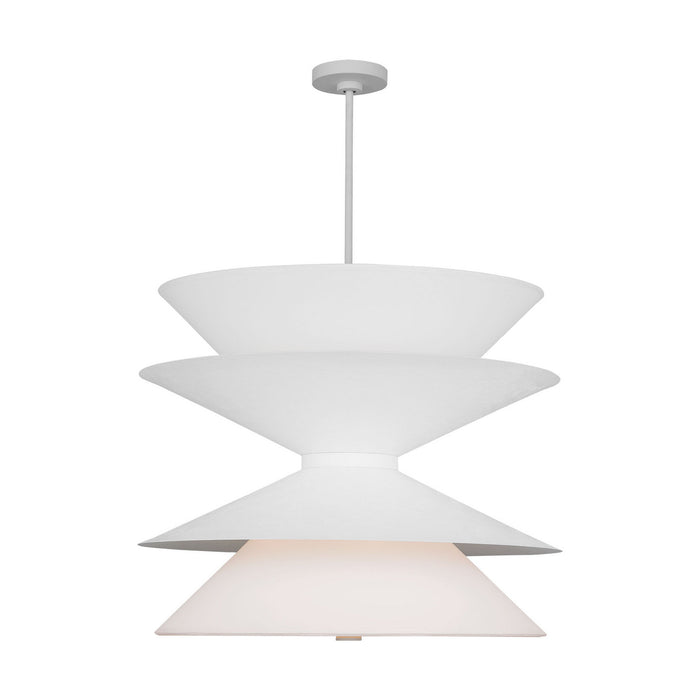 Myhouse Lighting Visual Comfort Studio - LXP10212CPST - 12 Light Pendant - Chambord - Cast Plaster