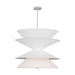 Myhouse Lighting Visual Comfort Studio - LXP10212CPST - 12 Light Pendant - Chambord - Cast Plaster