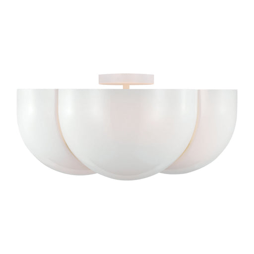 Myhouse Lighting Visual Comfort Studio - LXF1004MWT - Four Light Semi-Flush Mount - Cheverny - Matte White