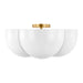 Myhouse Lighting Visual Comfort Studio - LXF1004BBS - Four Light Semi-Flush Mount - Cheverny - Burnished Brass