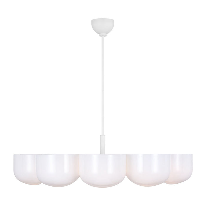 Myhouse Lighting Visual Comfort Studio - LXC11210MWT - Ten Light Chandelier - Cheverny - Matte White