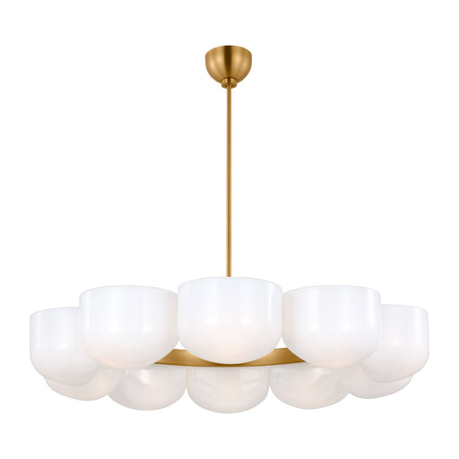 Myhouse Lighting Visual Comfort Studio - LXC11210BBS - Ten Light Chandelier - Cheverny - Burnished Brass