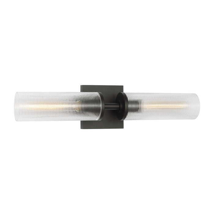 Myhouse Lighting Visual Comfort Studio - DJW1092MBK - Two Light Wall Sconce - Sarita - Midnight Black