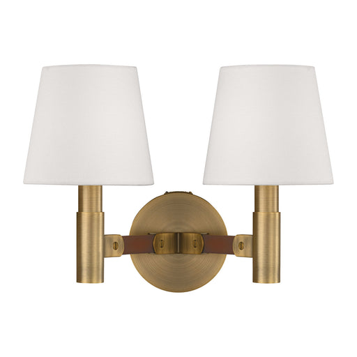 Myhouse Lighting Visual Comfort Studio - LW1152TWB - Two Light Wall Sconce - Grayson - Time Worn Brass