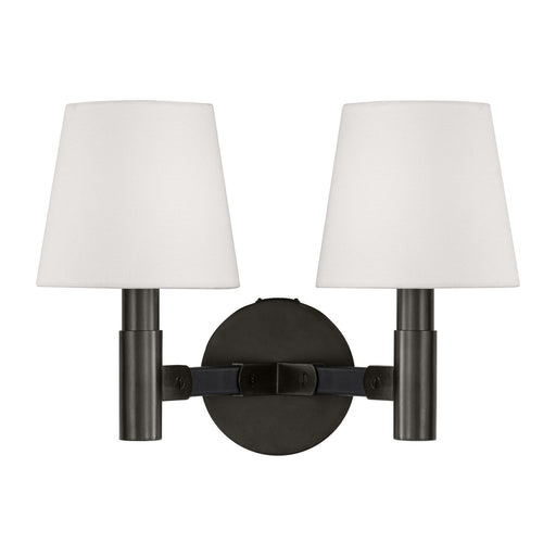 Myhouse Lighting Visual Comfort Studio - LW1152AI - Two Light Wall Sconce - Grayson - Aged Iron