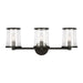 Myhouse Lighting Visual Comfort Studio - LV1083AI - Three Light Vanity - Reynolds - Aged Iron