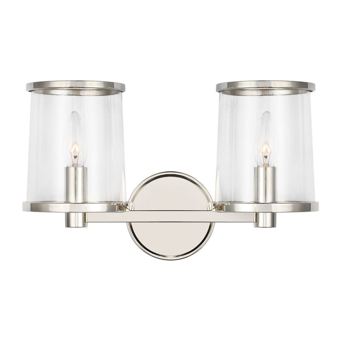Myhouse Lighting Visual Comfort Studio - LV1082PN - Two Light Vanity - Reynolds - Polished Nickel