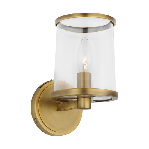 Myhouse Lighting Visual Comfort Studio - LV1081TWB - One Light Vanity - Reynolds - Time Worn Brass