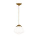 Myhouse Lighting Visual Comfort Studio - EP1351BBS - One Light Pendant - Milne - Burnished Brass