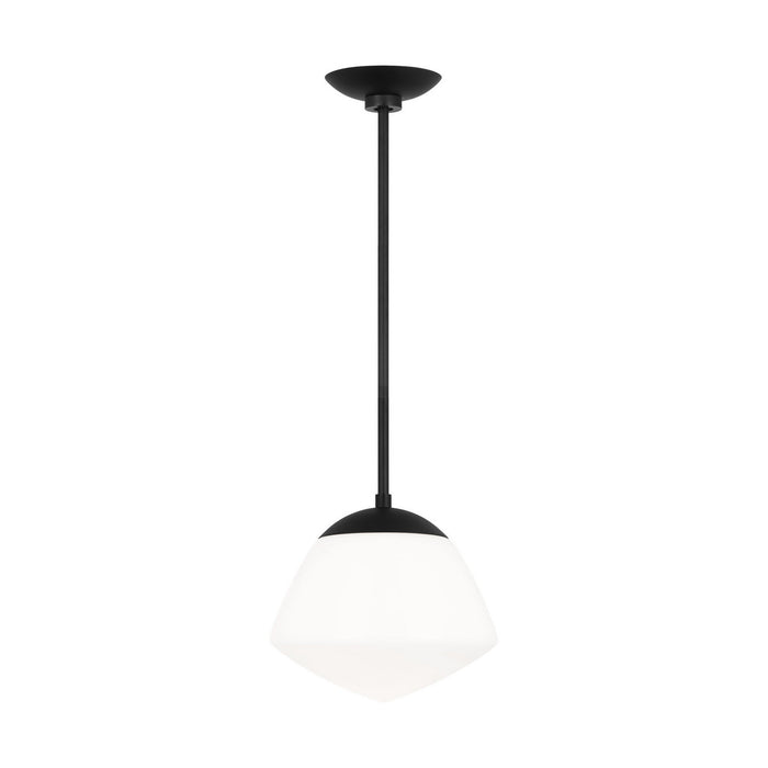 Myhouse Lighting Visual Comfort Studio - EP1351MBK - One Light Pendant - Milne - Midnight Black