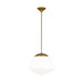 Myhouse Lighting Visual Comfort Studio - EP1361BBS - One Light Pendant - Milne - Burnished Brass
