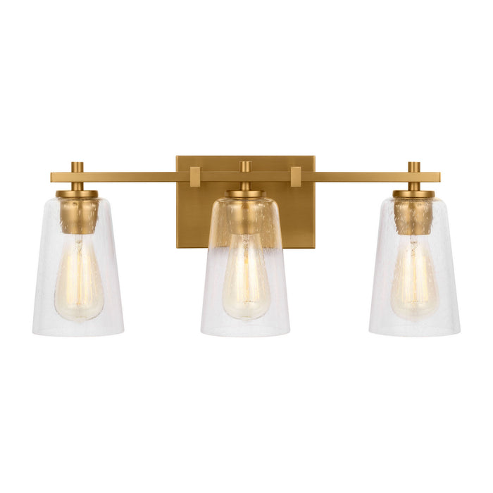 Myhouse Lighting Visual Comfort Studio - VS24303BBS - Three Light Vanity - Mercer - Burnished Brass