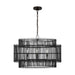 Myhouse Lighting Visual Comfort Studio - EP1404AI - Four Light Pendant - Elio - Aged Iron