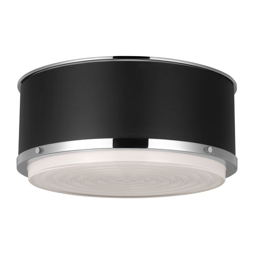 Myhouse Lighting Visual Comfort Studio - LF1062PN - Two Light Flush Mount - Marlowe - Polished Nickel