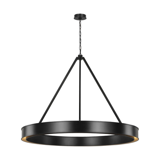 Myhouse Lighting Visual Comfort Studio - LC1231AI-L1 - LED Chandelier - Leonard - Aged Iron