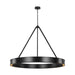 Myhouse Lighting Visual Comfort Studio - LC1231AI-L1 - LED Chandelier - Leonard - Aged Iron