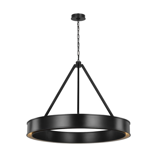 Myhouse Lighting Visual Comfort Studio - LC1221AI-L1 - LED Chandelier - Leonard - Aged Iron