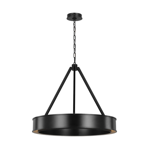 Myhouse Lighting Visual Comfort Studio - LC1211AI-L1 - LED Chandelier - Leonard - Aged Iron