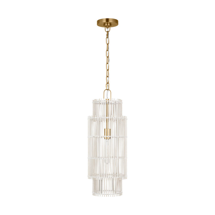 Myhouse Lighting Visual Comfort Studio - EP1411BBS - One Light Pendant - Elio - Burnished Brass